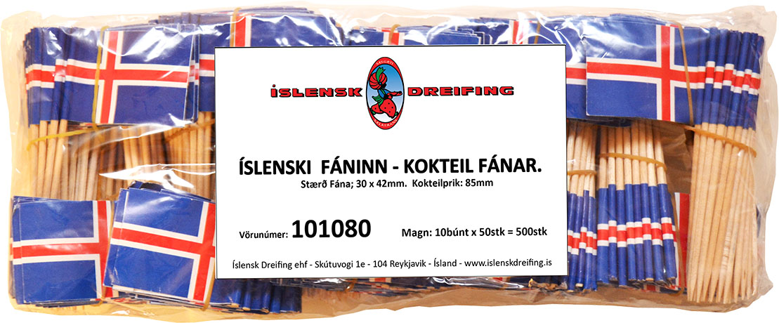 Íslenski fáninn vörunr. 101080